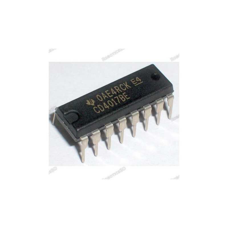 CD4017 Johnson Counter Robotics Bangladesh CD4017 Johnson Counter Robotics Bangladesh