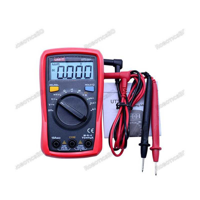 Uni-T 33A+ Multimeter Robotics Bangladesh Uni-T 33A+ Multimeter Robotics Bangladesh