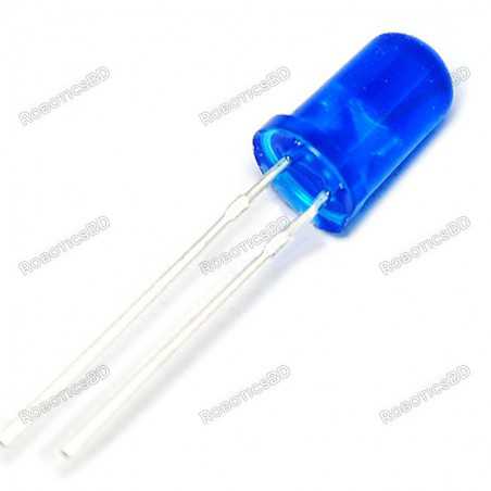 Blue Led 5mm (pack of 5) Robotics Bangladesh