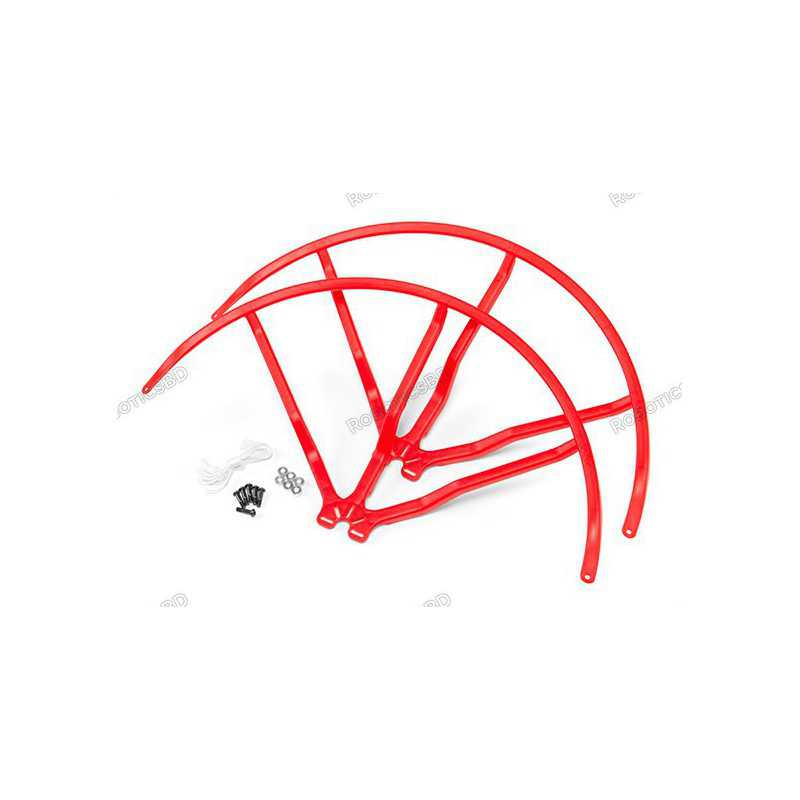 10 Inch Plastic Universal Multi-Rotor Propeller Guard - Red (pair) Robotics Bangladesh 10 Inch Plastic Universal Multi-Rotor Propeller Guard - Red (pair) Robotics Bangladesh