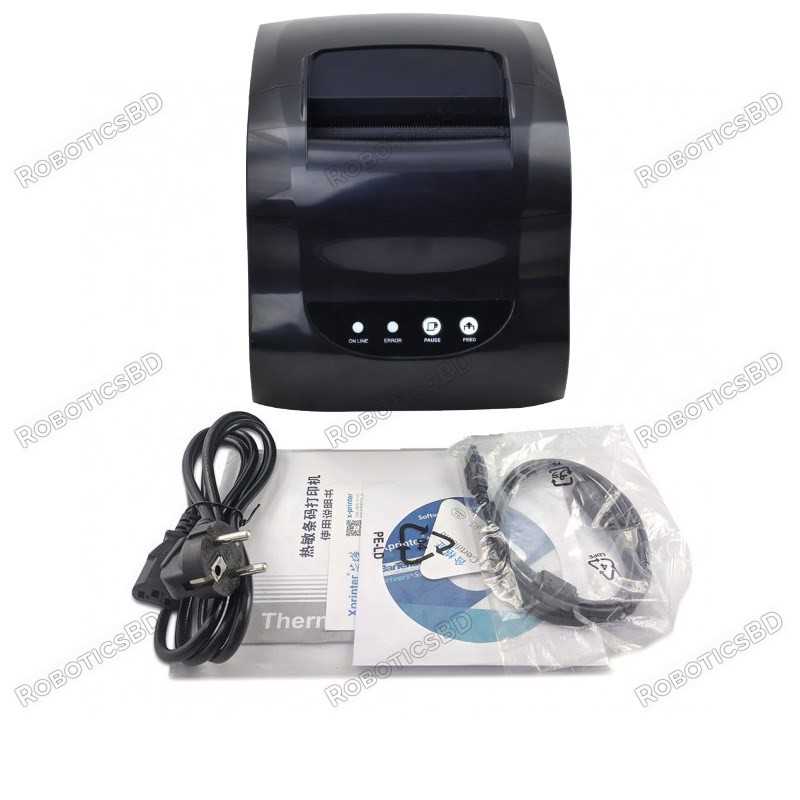Xprinter XP-365b Thermal Label Printer Robotics Bangladesh Xprinter XP-365b Thermal Label Printer Robotics Bangladesh