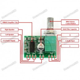 PAM8403 Audio Amplifier Module Robotics Bangladesh