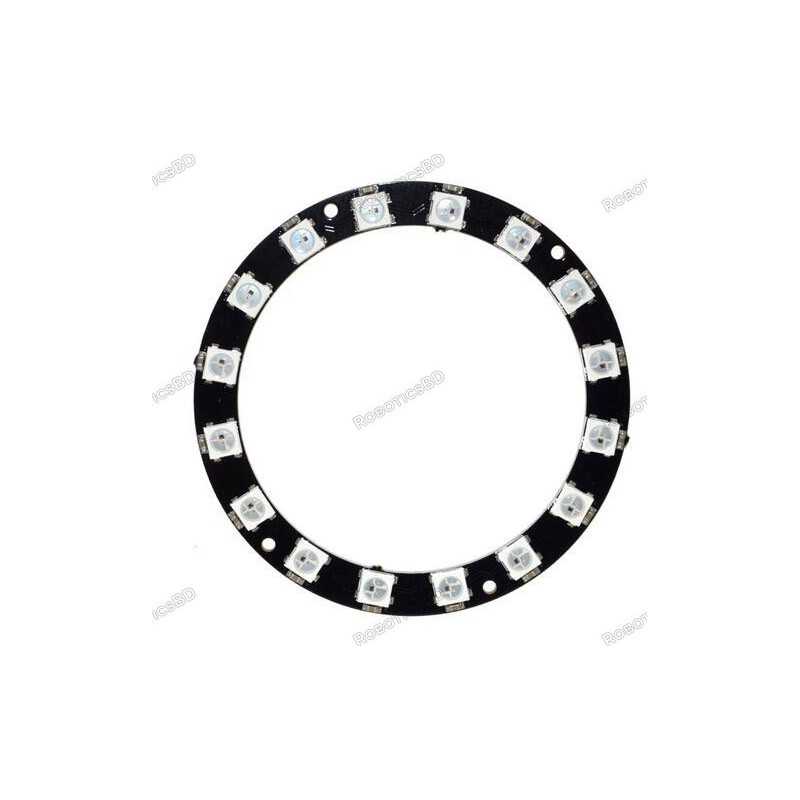 WS2812 16-bit 5050 Full Color RGB LED Module Robotics Bangladesh WS2812 16-bit 5050 Full Color RGB LED Module Robotics Bangladesh