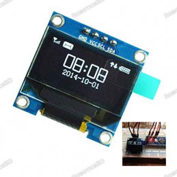 0.96" Inch I2C OLED Display White Robotics Bangladesh