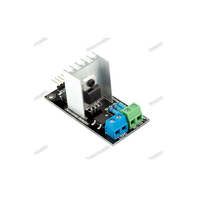 AC Light Dimmer Module, 1 Channel, 3.3V/5V logic, AC 50/60hz, 220V/110V Robotics Bangladesh AC Light Dimmer Module, 1 Channel, 3.3V/5V logic, AC 50/60hz, 220V/110V Robotics Bangladesh