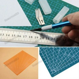 A4 PVC Double-sided Grid Lines Cutting Board Mat Cutting Pad DIY Robotics Bangladesh