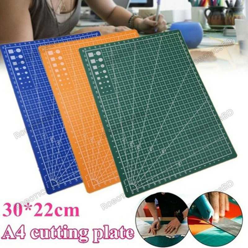 A4 PVC Double-sided Grid Lines Cutting Board Mat Cutting Pad DIY Robotics Bangladesh A4 PVC Double-sided Grid Lines Cutting Board Mat Cutting Pad DIY Robotics Bangladesh