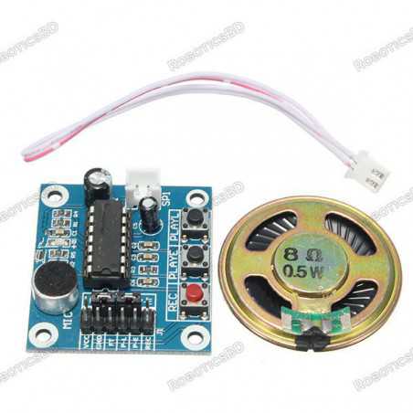 ISD1820 Voice Recording Module With Mic and Loudspeaker Robotics Bangladesh