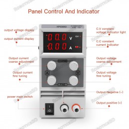 DC Power Supply Variable(0-30 V 0-5 A) Robotics Bangladesh