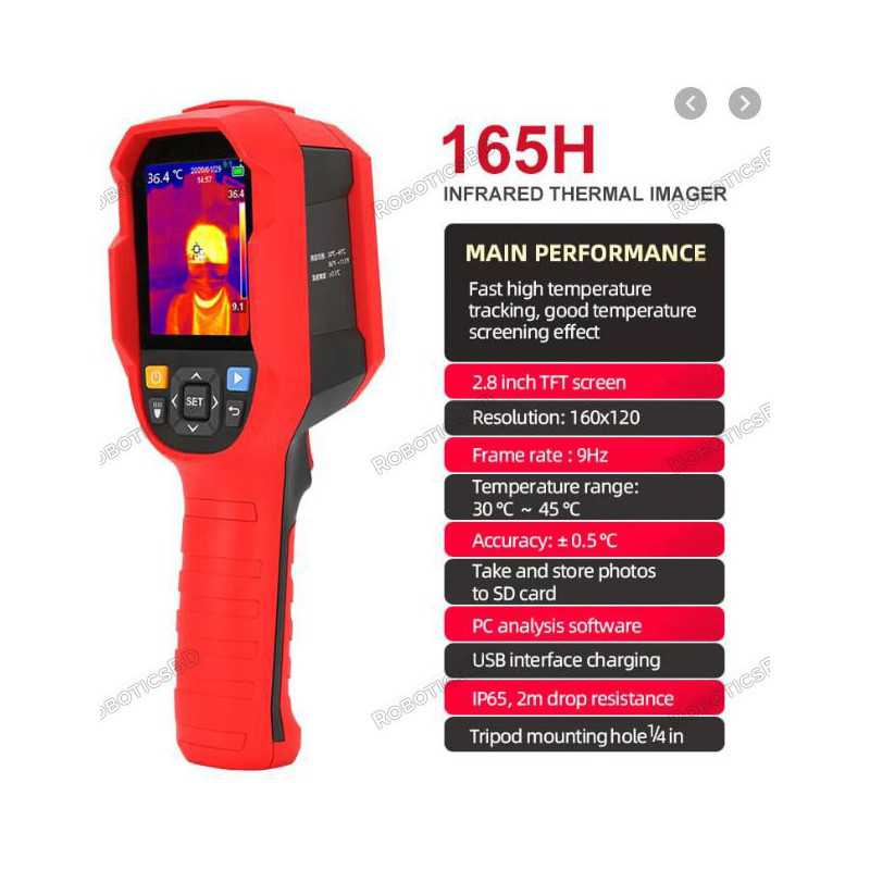 Uni-T UTi165H Professional Thermal Imager Robotics Bangladesh Uni-T UTi165H Professional Thermal Imager Robotics Bangladesh