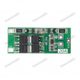 2S 20A BMS Charger 18650 Lithium Li-ion Battery Balance Protection Board Robotics Bangladesh