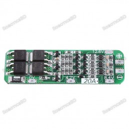 3S 20A 12.6V Cell 18650 Li-ion Lithium Battery Charger BMS Protection PCB Board Robotics Bangladesh