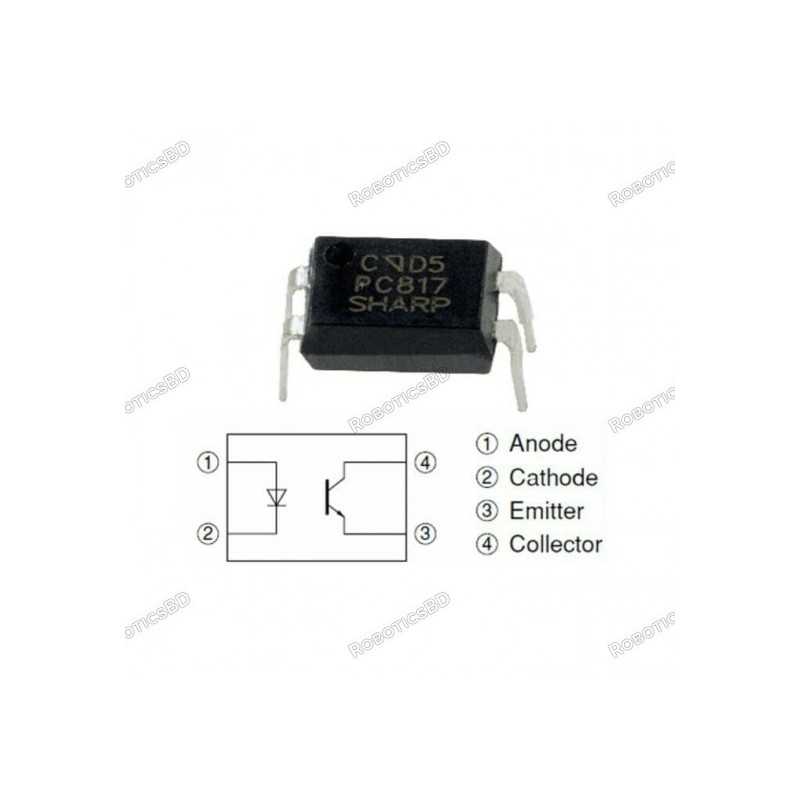 PC817 OPTOCOUPLER Robotics Bangladesh PC817 OPTOCOUPLER Robotics Bangladesh