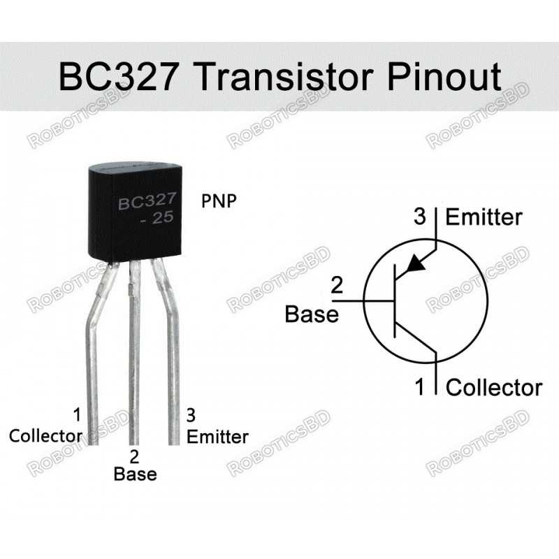 BC327 Transistor Robotics Bangladesh BC327 Transistor Robotics Bangladesh