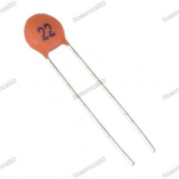 22pF Ceramic Capacitors (pack of 5) Robotics Bangladesh