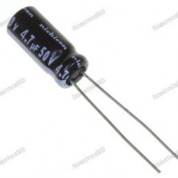 4.7uF 50V capacitor (pack of 5) Robotics Bangladesh