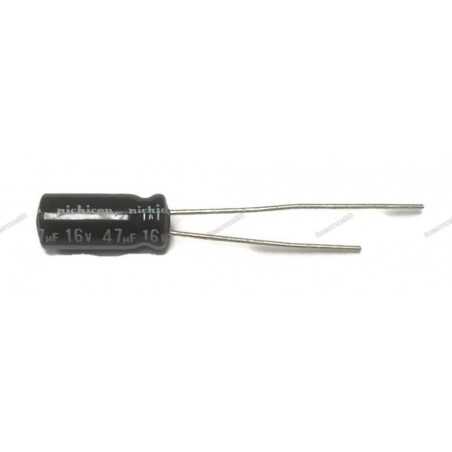 Capacitor 47uF 16V (pack of 5) Robotics Bangladesh