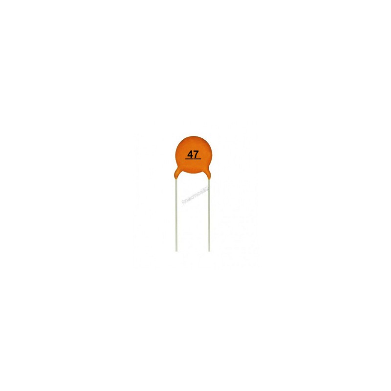 47pF Ceramic capacitor (pack of 5) Robotics Bangladesh 47pF Ceramic capacitor (pack of 5) Robotics Bangladesh