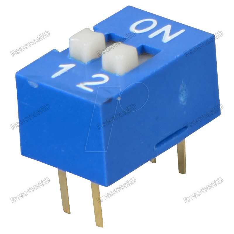 DIP Switch 2 Position Robotics Bangladesh DIP Switch 2 Position Robotics Bangladesh