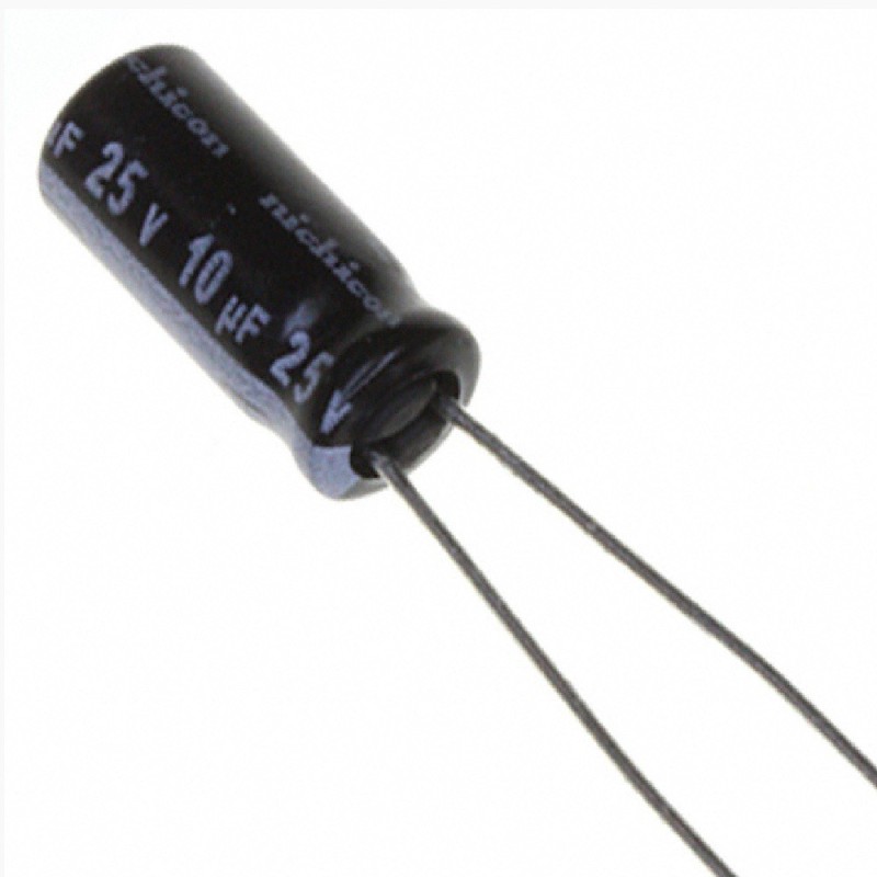 10uF 25V Capacitor (pack of 5) Robotics Bangladesh