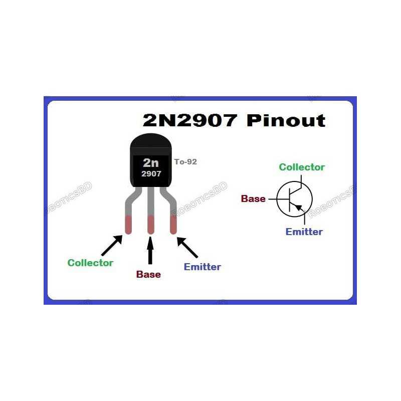 2N 2907 Transistors Robotics Bangladesh 2N 2907 Transistors Robotics Bangladesh