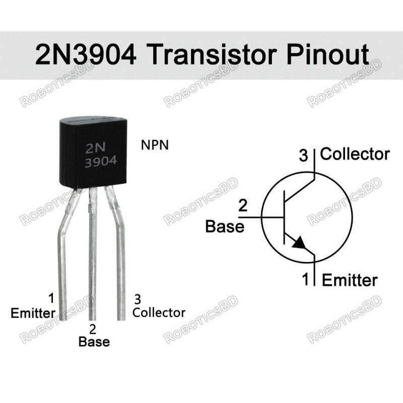 2N3904 Transistor Robotics Bangladesh 2N3904 Transistor Robotics Bangladesh