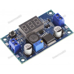 LM2596 DC DC Step Down Buck Converter with Digital Tube Display Robotics Bangladesh