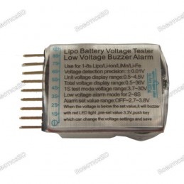 1-8S Lipo Battery Voltage Tester Robotics Bangladesh