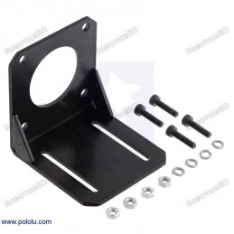 Steel L-Bracket for NEMA 23 Stepper Motors Robotics Bangladesh