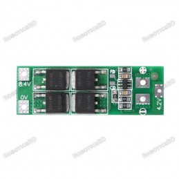 2S 20A 7.4V 8.4V 18650 Lithium Battery Protection Board/BMS Board Standard Robotics Bangladesh