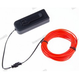 EL Wire-Red 3m With Pocket Inverter Robotics Bangladesh