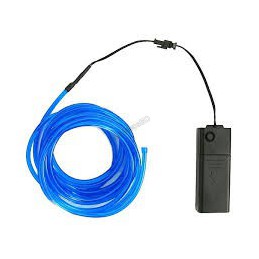EL Wire-Blue 3m With Pocket Inverter Robotics Bangladesh