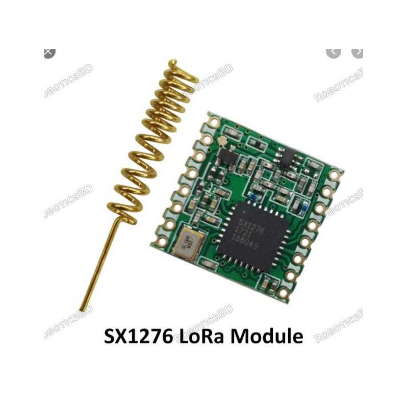 868MHz RF LoRa SX1276 Long-Distance Communication Module Robotics Bangladesh 868MHz RF LoRa SX1276 Long-Distance Communication Module Robotics Bangladesh