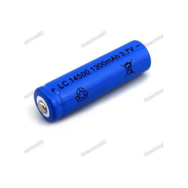 14500 Rechargeable Lithium Battery 1300mah 3. 14500 Rechargeable Lithium Battery 1300mah 3.
