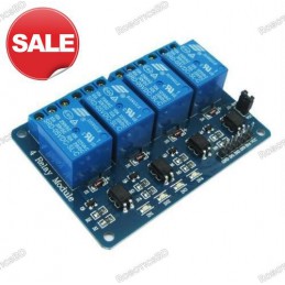 4 Channel 12V Relay Board Module Robotics Bangladesh
