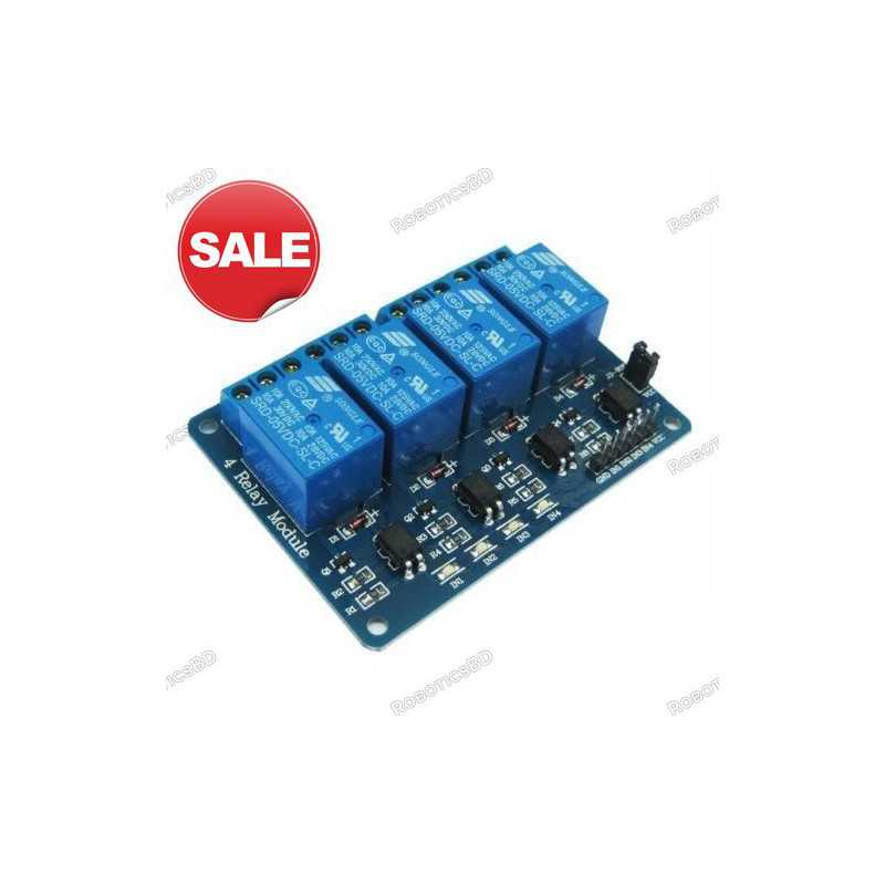 4 Channel 12V Relay Board Module Robotics Bangladesh 4 Channel 12V Relay Board Module Robotics Bangladesh