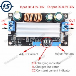 Solar Charger Controller Adjustable Step-Up / Down Automatic Power Module Robotics Bangladesh
