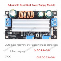 Solar Charger Controller Adjustable Step-Up / Down Automatic Power Module Robotics Bangladesh