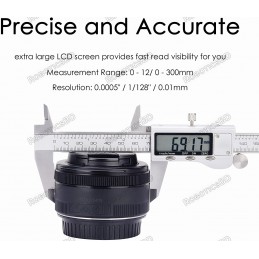Digital Slide Caliper 12 inch/300 mm Measuring Tool Hardened Stainless Steel Robotics Bangladesh