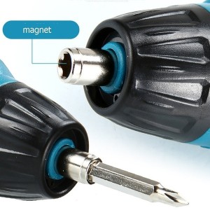 Cordless Folding Electric Drill Screwdriver with 45 Bits Tool Set 4.2V Robotics Bangladesh