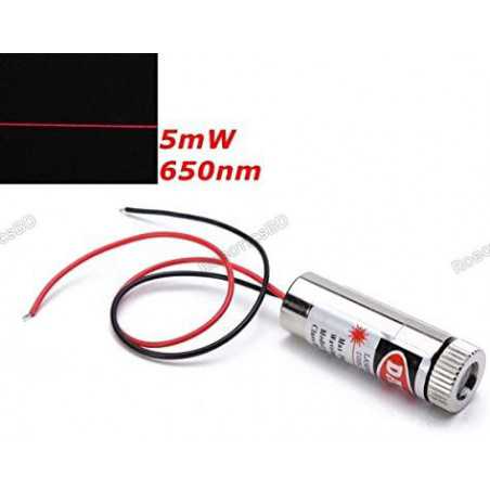 650nm 5mW Focusable Red Line Laser Module Laser Generator Diode Robotics Bangladesh