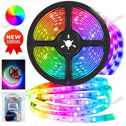 16 Colours Waterproof Flexible Tape Color Changing RGB LED Strip Lights with Remote Controller and Power Supply Robotics