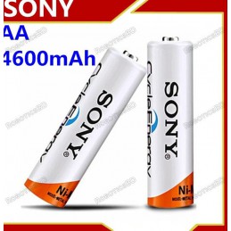 SONY High capacity 1.2V AA rechargeable batteries 4600 mAh (Pair) Robotics Bangladesh
