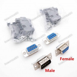 DB-9/ DE-9 Connector, DB9 RS232 (Pair) Robotics Bangladesh
