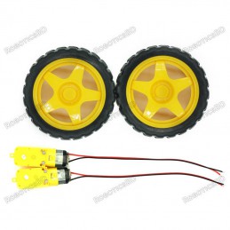 Smart Robot Chassis Kit Black 2WD Robotics Bangladesh