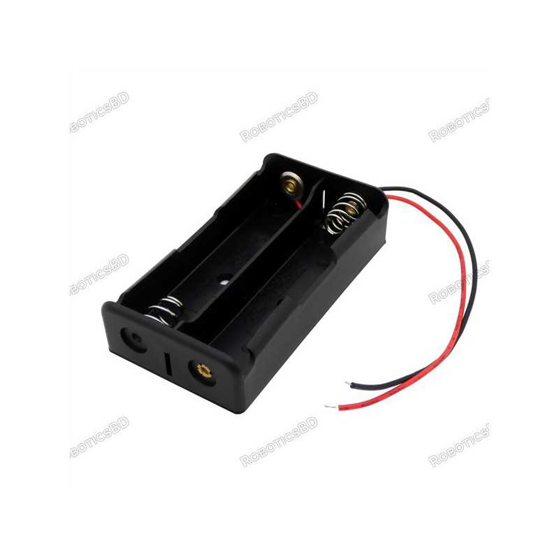 Battery Holder 2s for 18650 Battery Robotics Bangladesh Battery Holder 2s for 18650 Battery Robotics Bangladesh