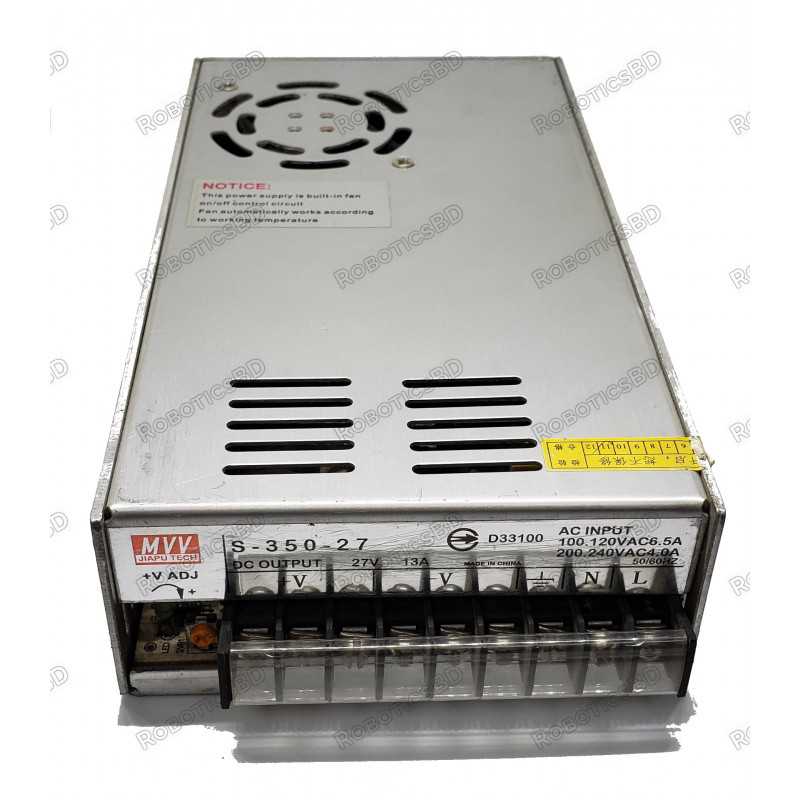 MVV S-350-27 SMPS Power Supply Robotics Bangladesh MVV S-350-27 SMPS Power Supply Robotics Bangladesh