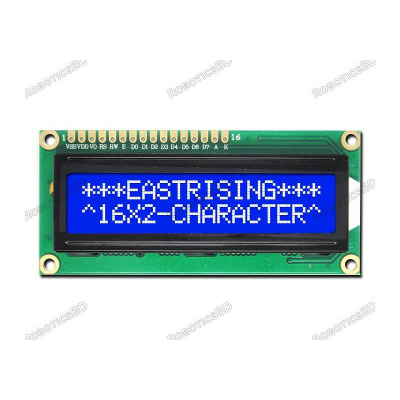 LCD 16x2 Blue Backlight Robotics Bangladesh LCD 16x2 Blue Backlight Robotics Bangladesh