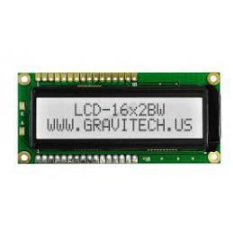 16x2 Black on White Character LCD with Backlight Robotics Bangladesh