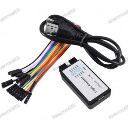USB Saleae Compatible 24MHz 8Channel Logic Analyzer Latest Support 1.1.